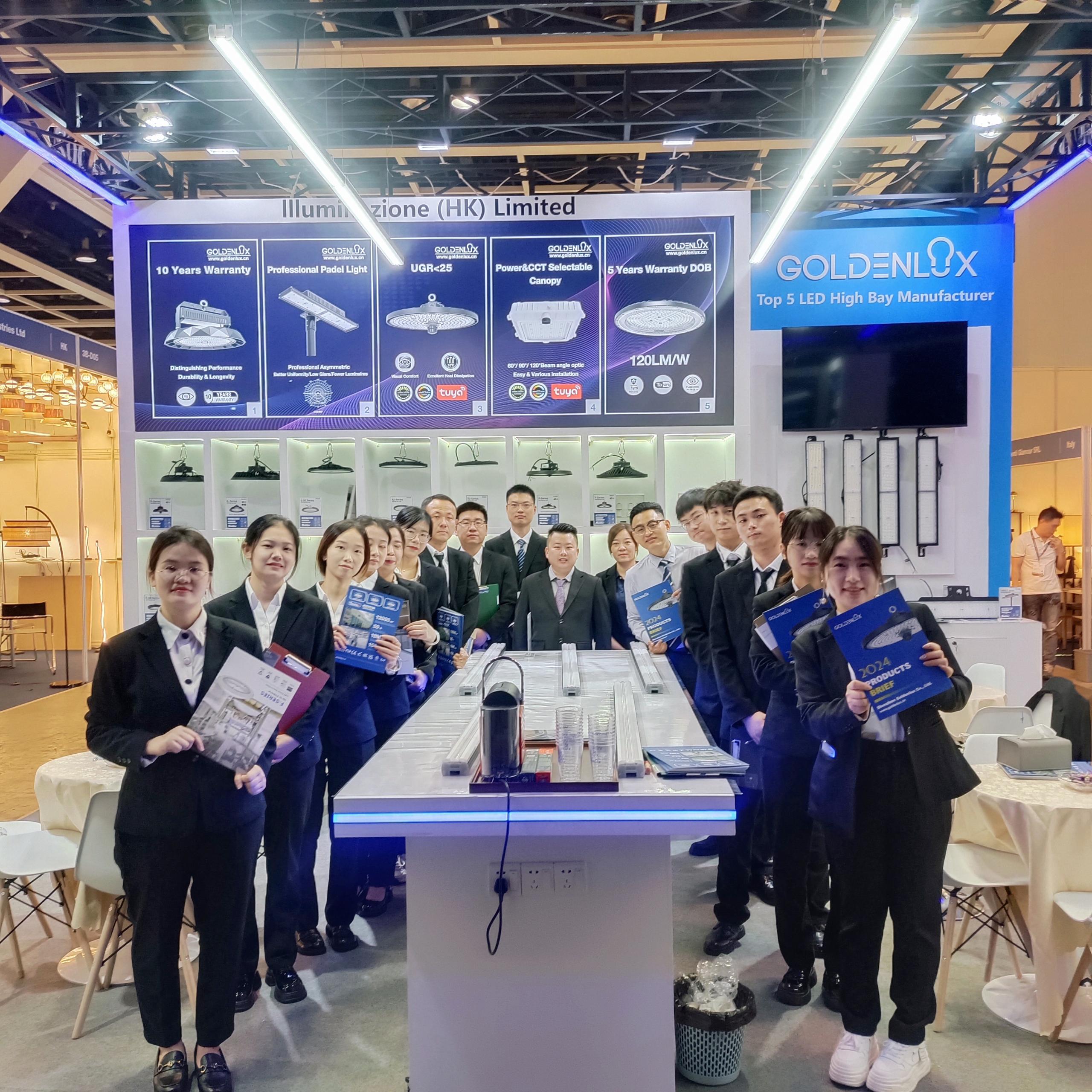 Goldenlux Showcases Innovative Lighting Solutions at 2024 Hong Kong Autumn Lighting Fair